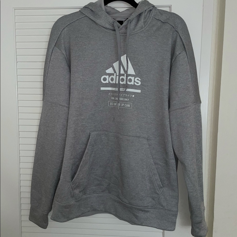 Adidas Gray Sweatshirt Large